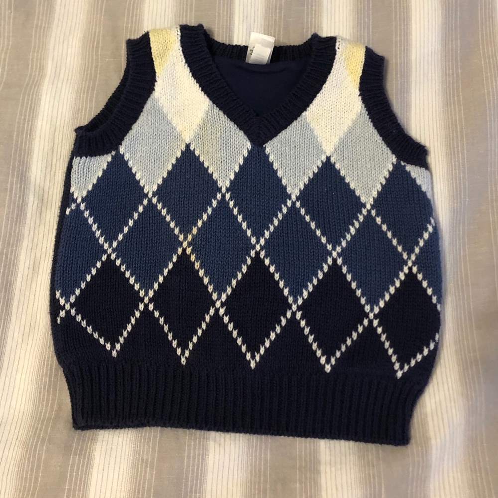 Baby Gap Boys Sweater Vest 6-12 Months